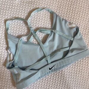 Nike Women's Sky Blue Strappy Sports Bra